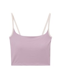 Cool And Comfy Flex Contrast Color Bra Top