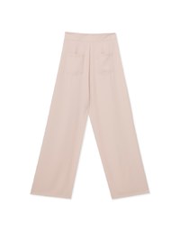 Sleek Hidden Placket Pleated High Waisted Wide Pants Culottes