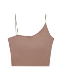 Asymmetrical Thin Strap Padded Vest