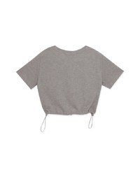 Muffin Texture Casual Letter Tee