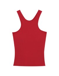 Plain Cut Shoulder Padded Tank Top