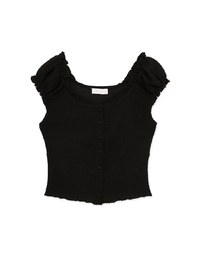 Soft Knit Lace Trimmed Tank Top