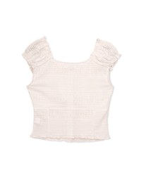 Soft Knit Lace Trimmed Tank Top