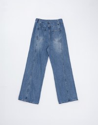 Edgy Cocoon Jeans Denim Long Pants