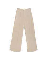 Regular Length High Waist Straight Leg Trousers