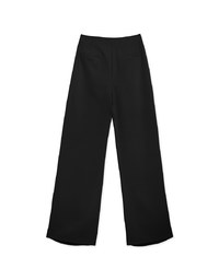 Extended Length High Waist Straight Leg Trousers