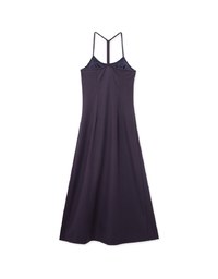 Cooling Bra Padded Backless Midi Dress