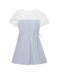 Color Block Adjustable Mini Dress