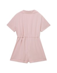 Chiffon Open Collar Jumpsuit