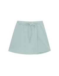 Muffin Texture Casual Drawstring Skorts