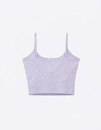 Cooling Lightweight Ribbed Cami Padded Top