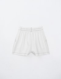 Edgy Stitching Shorts