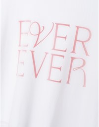 Layered Sheer Letter Top