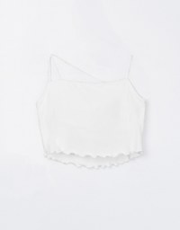 Ruffled Asymmetrical Padded Cami Top