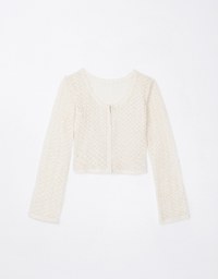 Hook Button Knitted Cardigan