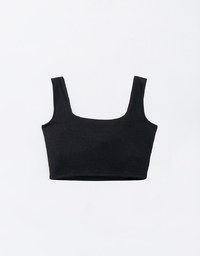 AIRY HOURGLASS BRA TOP Square Neck Bra Padded Cropped Top