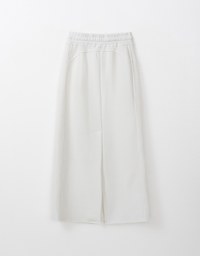 H Line Straight Cut Long Skirt