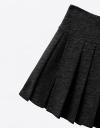 AIRY HOURGLASS Pleated A Line Mini Skirt