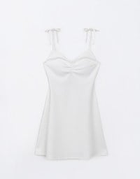 AIRY HOURGLASS Front Ruched Cami Mini Dress