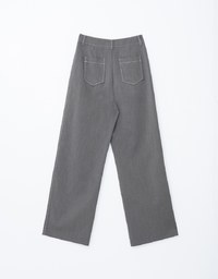 Chic Concealed Placket High Waisted Wide Pants Culottes