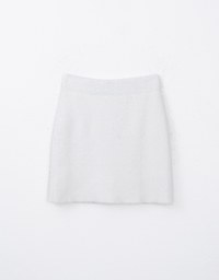 Fluffy Bodycon Mini Skirt