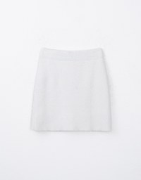 Fluffy Bodycon Mini Skirt