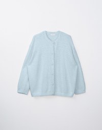 Pearl Embellished Button Up Fluffy Jacket