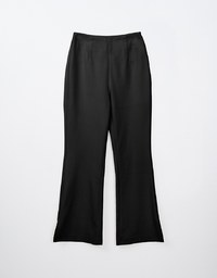 High Waist Cotton Skinny Flare Pants