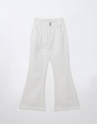 【Den!m LITE】Perfect Waistline High Waist Jeans Lightweight Denim Flare Pants