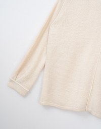 Solid Color Knit Oversized Sweater