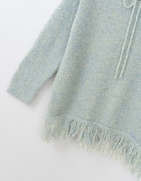 2 Way Fringe Knit Long Top