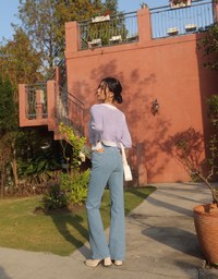 Basic Skinny Jeans Denim Flared Trousers