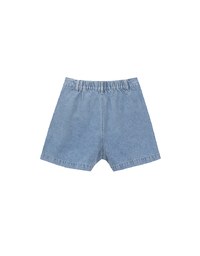 【Den!m LITE】Lightweight Soft Denim Pleated Shorts