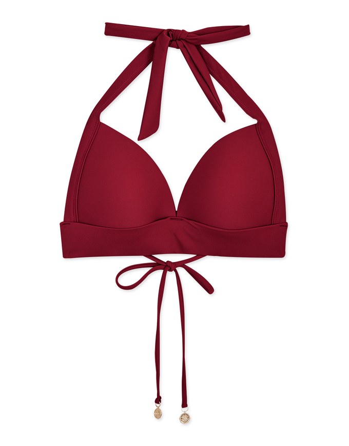Ultra Coverage Widened Band Bikini Top (Thick Padded & Thick Straps) AIR SPACE